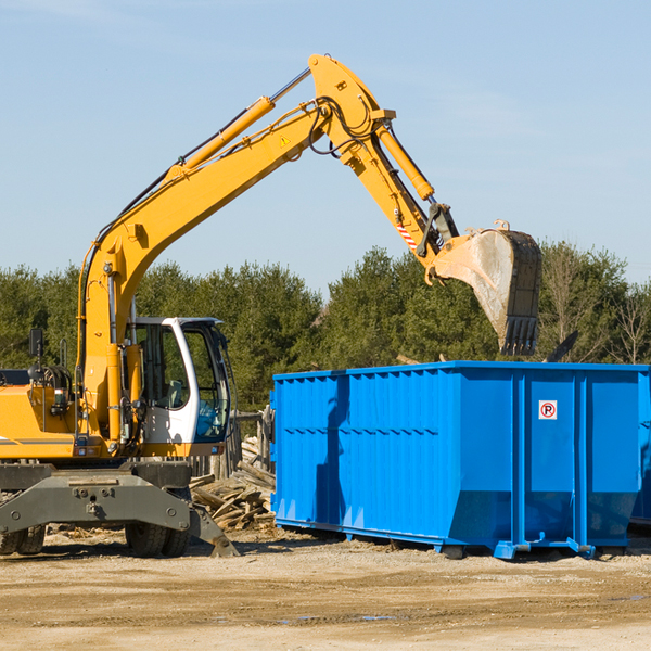 can i rent a residential dumpster for a construction project in Hillsdale